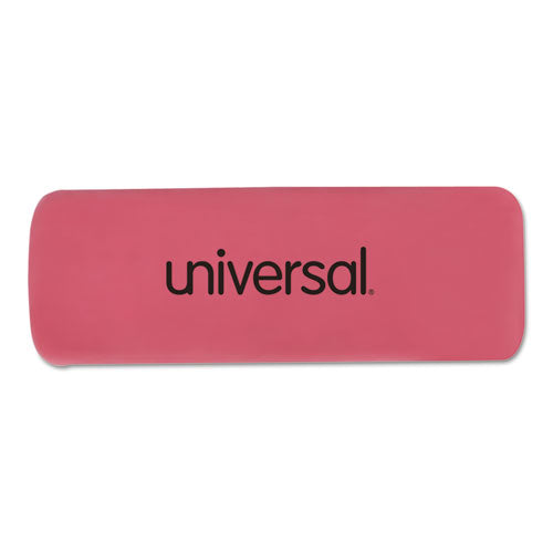 Universal® Bevel Block Erasers, For Pencil Marks, Rectangular Block, Small, Pink, 20-pack freeshipping - TVN Wholesale