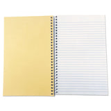 Universal® Wirebound Notebook, 3 Subject, Medium-college Rule, Black Cover, 9.5 X 6, 120 Sheets freeshipping - TVN Wholesale