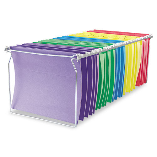 Universal® Screw-together Hanging Folder Frame, Letter Size, 23" To 26.77" Long, Silver, 6-box freeshipping - TVN Wholesale