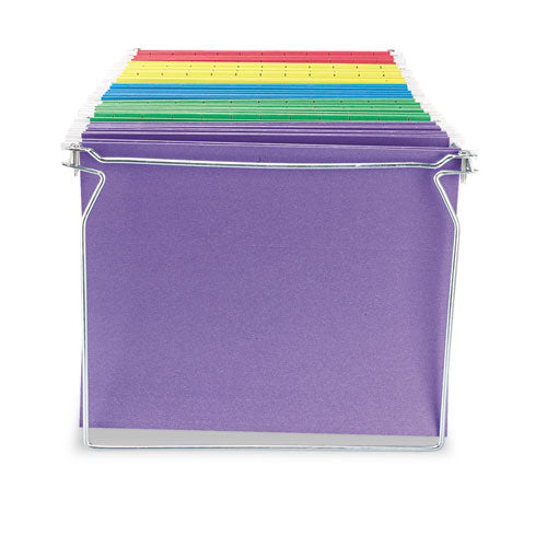Universal® Screw-together Hanging Folder Frame, Letter Size, 23" To 26.77" Long, Silver, 6-box freeshipping - TVN Wholesale