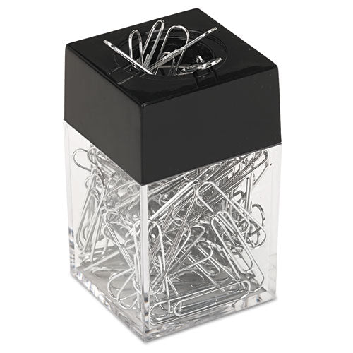 Universal® Paper Clips With Magnetic Dispenser, Small (no. 1), Silver, 100 Clips-pack, 12 Packs-carton freeshipping - TVN Wholesale