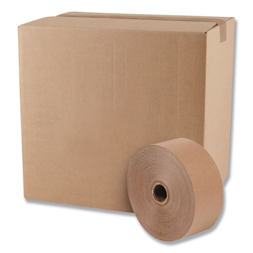 General Supply Glass-fiber Reinforced Gummed Kraft Sealing Tape, 3" Core, 3" X 375 Ft, Brown, 8-carton freeshipping - TVN Wholesale