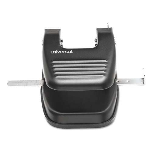 Universal® 30-sheet Two-hole Punch, 9-32" Holes, Black freeshipping - TVN Wholesale