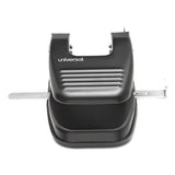 Universal® 30-sheet Two-hole Punch, 9-32" Holes, Black freeshipping - TVN Wholesale