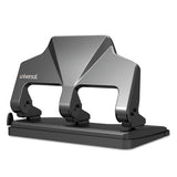Universal® 30-sheet Three-hole Power Assist Punch, 7 Mm Holes, Black freeshipping - TVN Wholesale