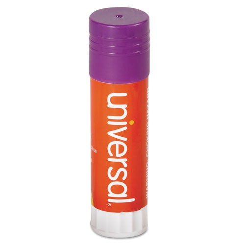 Universal® Glue Stick, 1.3 Oz, Applies Purple, Dries Clear, 12-pack freeshipping - TVN Wholesale