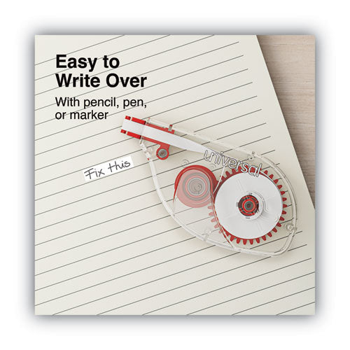 Universal® Side-application Correction Tape, 1-5" X 393", 2-pack freeshipping - TVN Wholesale