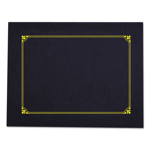 Universal® Certificate-document Cover, 8 1-2 X 11 - 8 X 10 - A4, Navy, 6-pack freeshipping - TVN Wholesale