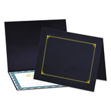Universal® Certificate-document Cover, 8 1-2 X 11 - 8 X 10 - A4, Navy, 6-pack freeshipping - TVN Wholesale
