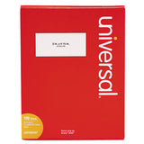 Universal® Copier Mailing Labels, Copiers, 2 X 4.25, White, 10-sheet, 100 Sheets-box freeshipping - TVN Wholesale