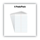 Universal® Steno Pads, Gregg Rule, Red Cover, 80 White 6 X 9 Sheets, 6-pack freeshipping - TVN Wholesale
