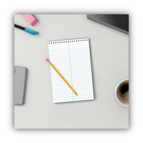 Universal® Steno Pads, Gregg Rule, Red Cover, 80 White 6 X 9 Sheets, 6-pack freeshipping - TVN Wholesale