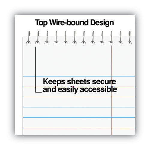 Universal® Steno Pads, Gregg Rule, Red Cover, 80 White 6 X 9 Sheets, 6-pack freeshipping - TVN Wholesale