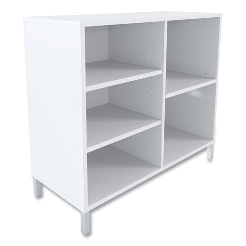 Union & Scale™ Essentials Laminate Bookcase, Five-shelf, 36 X 15 X 31.6, White freeshipping - TVN Wholesale