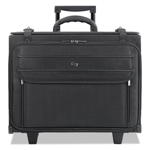 Solo Classic Rolling Catalog Case, 17.3", 18" X 7" X 14", Black freeshipping - TVN Wholesale
