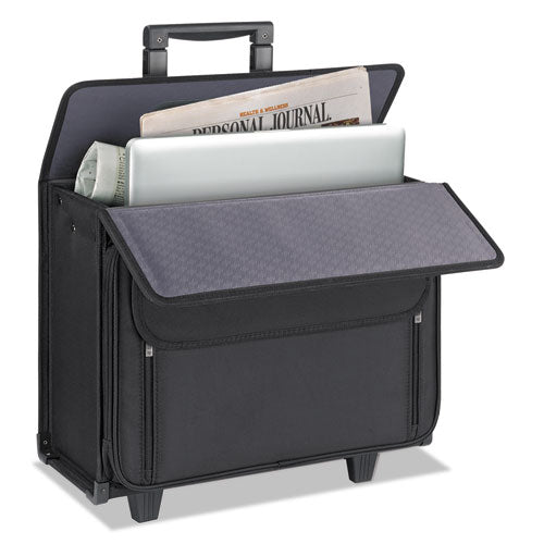 Solo Classic Rolling Catalog Case, 17.3", 18" X 7" X 14", Black freeshipping - TVN Wholesale