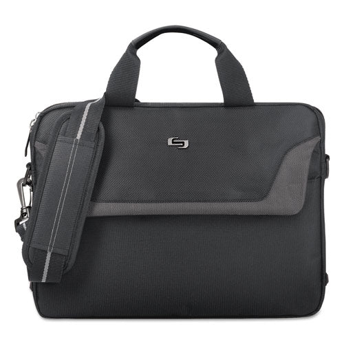 Solo Pro Slim Brief, 14.1", 14" X 1 1-2" X 10 1-2", Black freeshipping - TVN Wholesale