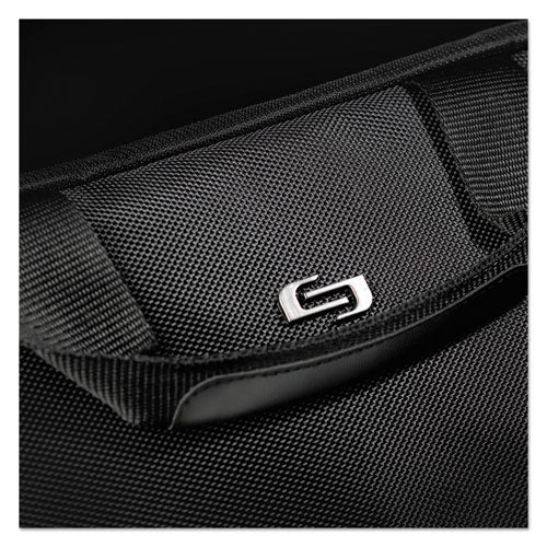 Solo Pro Slim Brief, 16", 15 1-2" X 2" X 11 1-2", Black freeshipping - TVN Wholesale