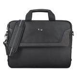 Solo Pro Slim Brief, 16", 15 1-2" X 2" X 11 1-2", Black freeshipping - TVN Wholesale