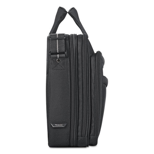 Solo Pro Checkfast Briefcase, 17.3", 17" X 5 1-2" X 13 3-4", Black freeshipping - TVN Wholesale