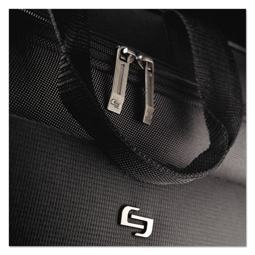 Solo Classic Rolling Case, 17.3", 16 3-4" X 7" X 14 19-50", Black freeshipping - TVN Wholesale