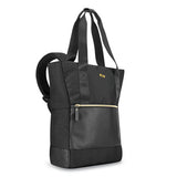 Solo Parker Hybrid Tote-backpack, Holds Laptops 15.6", 3.75 X 16.5 X 16.5, Black-gold freeshipping - TVN Wholesale