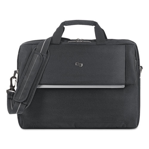 Solo Urban Briefcase, 17.3", 16 1-2 X 3 X 11, Black freeshipping - TVN Wholesale