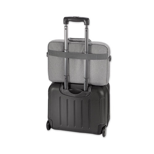 Solo Sustainable Re:cycled Collection Laptop Bag, For 15.6" Laptops, 16.25 X 4.5 X 12, Gray freeshipping - TVN Wholesale