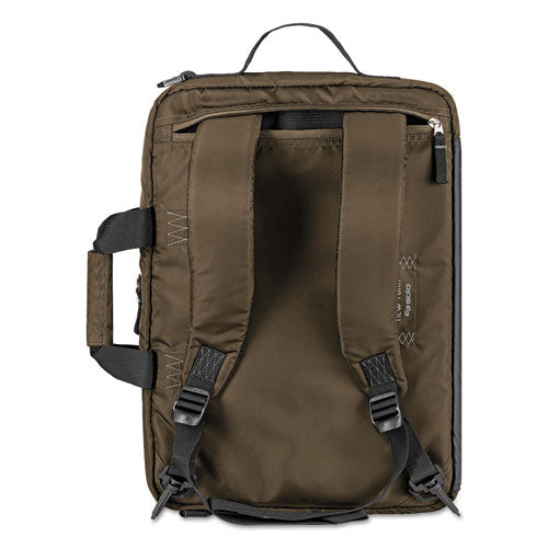 Solo Zone Briefcase, 4.25" X 17.5" X 17.5", Nylon, Bronze freeshipping - TVN Wholesale