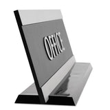 Headline® Sign Century Series Office Sign, Private, 9 X 3, Black-silver freeshipping - TVN Wholesale
