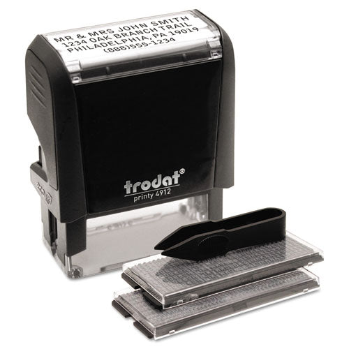 Trodat® Do It Yourself Message Stamp, Self-inking, 0.75" X 1.88", Black freeshipping - TVN Wholesale