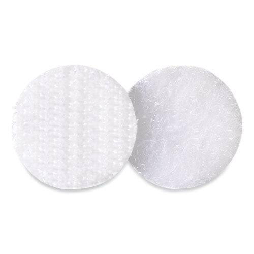 VELCRO® Brand Sticky-back Fasteners, Removable Adhesive, 0.63" Dia, White, 15-pack freeshipping - TVN Wholesale