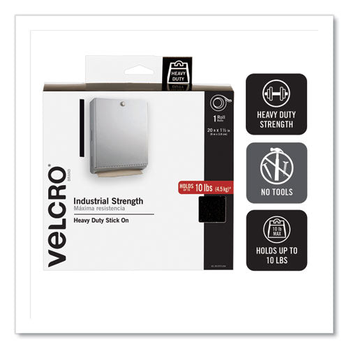 VELCRO® Brand Industrial-strength Heavy-duty Fasteners, 2" X 4", White, 2-pack freeshipping - TVN Wholesale