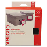 VELCRO® Brand Sticky-back Fasteners, Removable Adhesive, 0.63" Dia, Clear, 75-pack freeshipping - TVN Wholesale