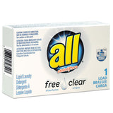 All® Free Clear He Liquid Laundry Detergent, Unscented, 1.6 Oz Vend-box, 100-carton freeshipping - TVN Wholesale