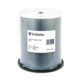 Verbatim® Cd-r Printable Recordable Disc, 700 Mb-80 Min, 52x, Spindle, Silver, 100-pack freeshipping - TVN Wholesale