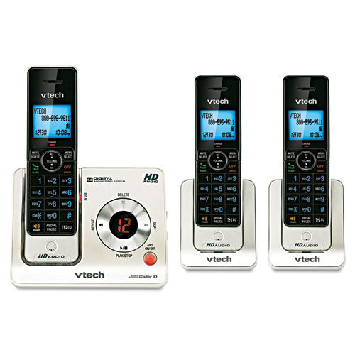Vtech® Ls6425-3 Dect 6.0 Cordless Voice Announce Answering System freeshipping - TVN Wholesale
