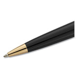 Waterman Expert Ballpoint Pen, Retractable, Medium 1 Mm, Blue Ink, Black-gold Barrel freeshipping - TVN Wholesale