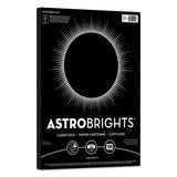 Astrobrights® Color Cardstock, 65 Lb, 8.5 X 11, Eclipse Black, 100-pack freeshipping - TVN Wholesale