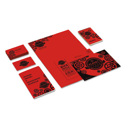 Astrobrights® Color Cardstock, 65 Lb, 8.5 X 11, Re-entry Red, 250-pack freeshipping - TVN Wholesale