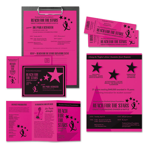 Astrobrights® Color Cardstock, 65 Lb, 8.5 X 11, Fireball Fuchsia, 250-pack freeshipping - TVN Wholesale