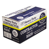 AEP® Industries Inc. Heavy-duty Contractor Clean-up Bags, 60 Gal, 3 Mil, 32" X 50", Black, 20-carton freeshipping - TVN Wholesale