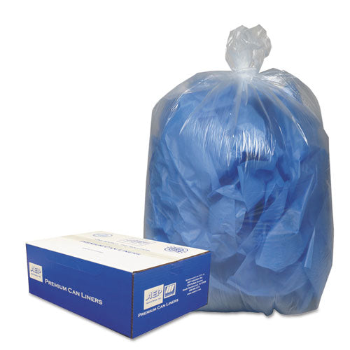 Classic Clear Linear Low-density Can Liners, 10 Gal, 0.6 Mil, 24" X 23", Clear, 500-carton freeshipping - TVN Wholesale