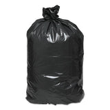 Classic Linear Low-density Can Liners, 56 Gal, 0.9 Mil, 43" X 47", Black, 100-carton freeshipping - TVN Wholesale
