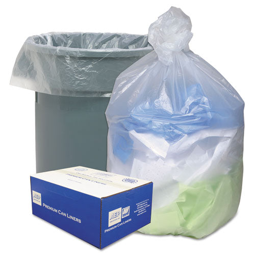 Ultra Plus® Can Liners, 45 Gal, 12 Microns, 40" X 48", Natural, 250-carton freeshipping - TVN Wholesale