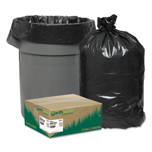 Earthsense® Commercial Linear Low Density Large Trash And Yard Bags, 33 Gal, 0.9 Mil, 32.5" X 40", Black, 80-carton freeshipping - TVN Wholesale