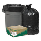 Earthsense® Commercial Linear Low Density Large Trash And Yard Bags, 33 Gal, 0.9 Mil, 32.5" X 40", Black, 80-carton freeshipping - TVN Wholesale