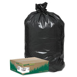 Earthsense® Commercial Linear Low Density Large Trash And Yard Bags, 33 Gal, 0.9 Mil, 32.5" X 40", Black, 80-carton freeshipping - TVN Wholesale