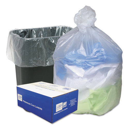 Ultra Plus® Can Liners, 16 Gal, 8 Microns, 24" X 33", Natural, 200-carton freeshipping - TVN Wholesale