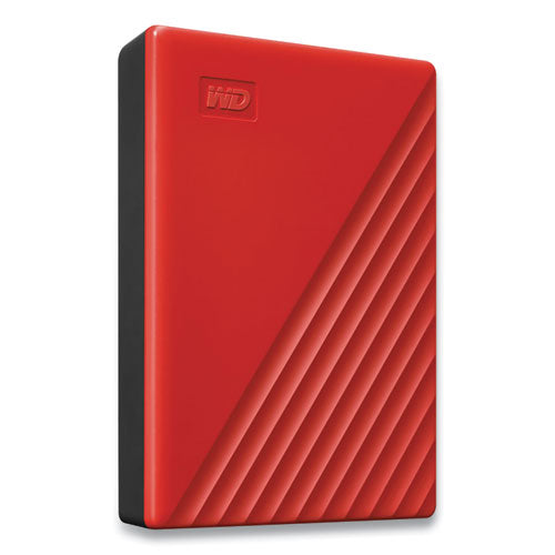 WD My Passport External Hard Drive, 4 Tb, Usb 3.2, Red freeshipping - TVN Wholesale
